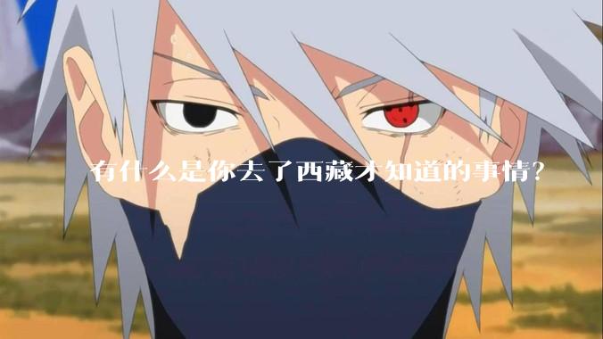 有什么是你去了西藏才知道的事情？