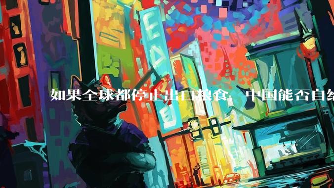 如果全球都停止出口粮食，中国能否自给自足？