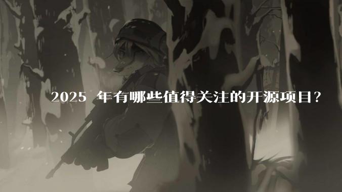 2025 年有哪些值得关注的开源项目？